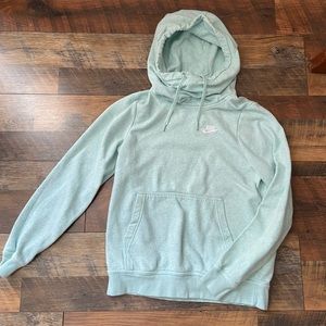 Mint blue Nike turtle neck hoodie